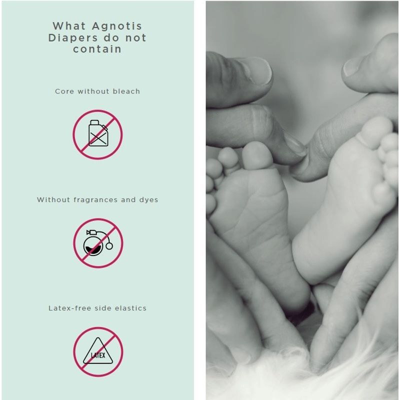 Jucarii, Copii si Bebe - Scutece si consumabile copii - Scutece si chilotei - Scutece - Scutece tip chilotel hipoalergenice Agnotis pants, marimea nr. 6, 17+ kg, 34 bucati - Infinity.ro