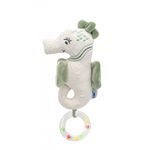 Jucarii, Copii si Bebe - Jucarii si jocuri - Jucarii bebelusi - Jucarii zornaitoare - Jucarie zornaitoare BabyJem, Calut de mare din plus, 3 luni+ (Culoare: Verde) - Infinity.ro