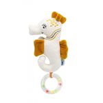 Jucarii, Copii si Bebe - Jucarii si jocuri - Jucarii bebelusi - Jucarii zornaitoare - Jucarie zornaitoare BabyJem, Calut de mare din plus, 3 luni+ (Culoare: Portocaliu) - Infinity.ro