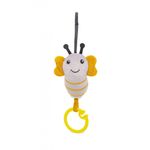 Jucarii, Copii si Bebe - Jucarii si jocuri - Jucarii de plus - Jucarie cu vibratii pentru bebelusi BabyJem, Albinuta din plus, 6 luni+ (Culoare: Galben) - Infinity.ro