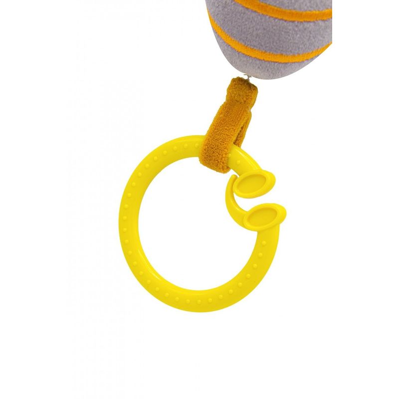 Jucarii, Copii si Bebe - Jucarii si jocuri - Jucarii de plus - Jucarie cu vibratii pentru bebelusi BabyJem, Albinuta din plus, 6 luni+ (Culoare: Galben) - Infinity.ro