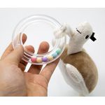 Jucarii, Copii si Bebe - Jucarii si jocuri - Jucarii de plus - Jucarie zornaitoare BabyJem, Broscuta testoasa din plus, 3 luni+ (Culoare: Maro) - Infinity.ro