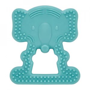Jucarie dentitie BabyJem Elefant (Culoare: Verde)