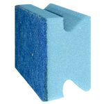 Market - Curatenie si intretinere casa - Produse bucatarie - Lavete si bureti - Burete vase canelat Misavan, 10 bucati/set, multicolor - Infinity.ro