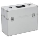 Casa si Gradina - Constructii - Depozitare, transport si protectie - Organizatoare si cutii scule - Cutie de scule, argintiu, 47x36x20 cm, aluminiu - Infinity.ro