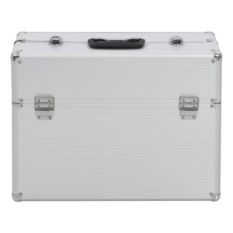 Casa si Gradina - Constructii - Depozitare, transport si protectie - Organizatoare si cutii scule - Cutie de scule, argintiu, 47x36x20 cm, aluminiu - Infinity.ro