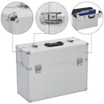 Casa si Gradina - Constructii - Depozitare, transport si protectie - Organizatoare si cutii scule - Cutie de scule, argintiu, 47x36x20 cm, aluminiu - Infinity.ro