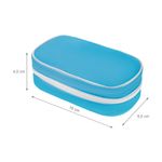 Jucarii, Copii si Bebe/Igiena si ingrijire/Accesorii ingrijire copii - Kit de manichiura si par pentru bebelusi Akuku A0308 Albastru - Infinity.ro