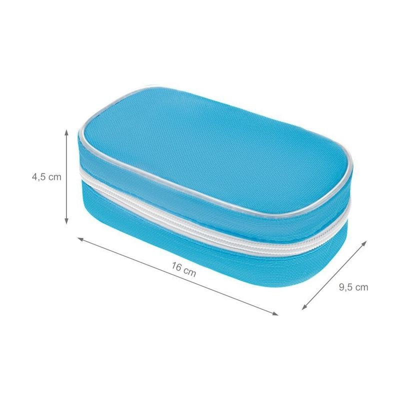 Jucarii, Copii si Bebe/Igiena si ingrijire/Accesorii ingrijire copii - Kit de manichiura si par pentru bebelusi Akuku A0308 Albastru - Infinity.ro