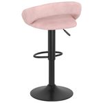 Casa si Gradina - Mobilier - Scaune si fotolii - Scaune - Scaune de bar, 2 buc., roz, catifea - Infinity.ro