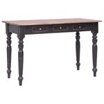 Casa si Gradina - Mobilier - Mese si birouri - Birouri - Birou cu 3 sertare, 117 x 57 x 75 cm, lemn masiv de mahon - Infinity.ro