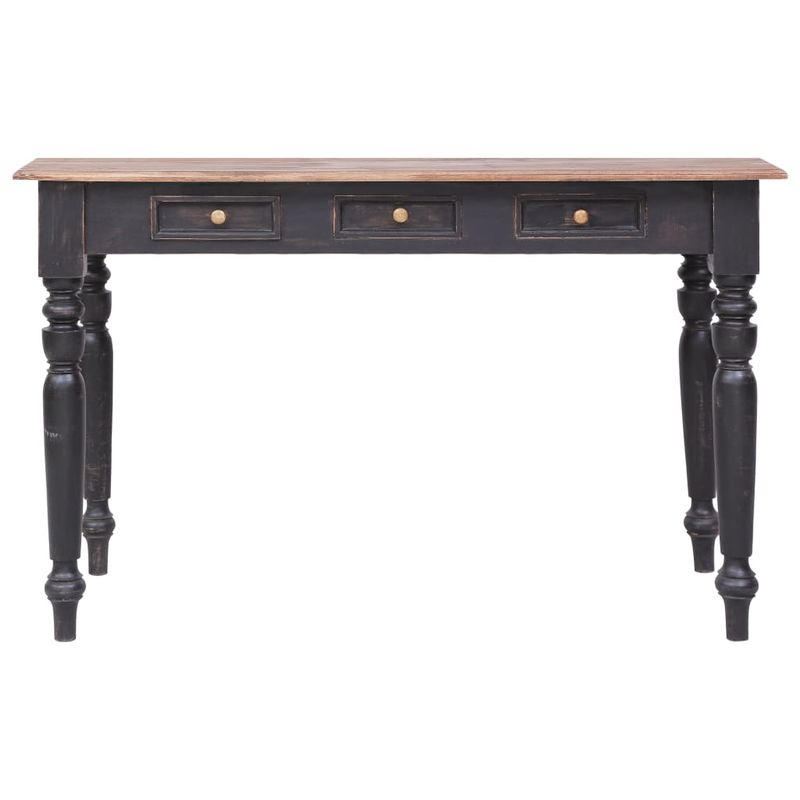 Casa si Gradina - Mobilier - Mese si birouri - Birouri - Birou cu 3 sertare, 117 x 57 x 75 cm, lemn masiv de mahon - Infinity.ro