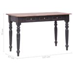 Casa si Gradina - Mobilier - Mese si birouri - Birouri - Birou cu 3 sertare, 117 x 57 x 75 cm, lemn masiv de mahon - Infinity.ro