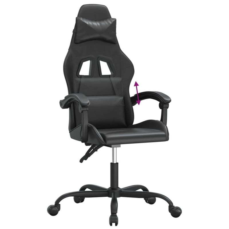 Casa si Gradina - Mobilier - Scaune si fotolii - Scaune - Scaun pentru jocuri, negru, piele ecologica - Infinity.ro