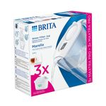 Casa si Gradina - Bucatarie si vesela - Ustensile bucatarie - Cani filtrante si accesorii - Starter pack BRITA Marella 2,4 L + 3 filtre Maxtra PRO (white) - Infinity.ro