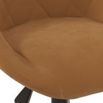 Casa si Gradina - Mobilier - Scaune si fotolii - Scaune - Scaun de birou pivotant, maro, catifea - Infinity.ro