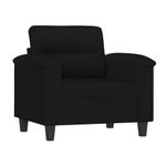 Casa si Gradina - Mobilier - Seturi de mobilier - Seturi living - Set de canapele cu perne, 4 piese, negru, microfibra - Infinity.ro