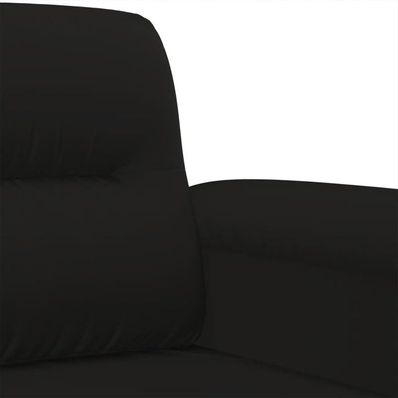 Casa si Gradina - Mobilier - Seturi de mobilier - Seturi living - Set de canapele cu perne, 4 piese, negru, microfibra - Infinity.ro