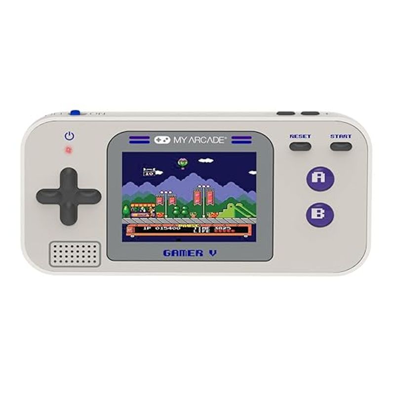 PC, gaming si accesorii - Gaming - Console gaming - Consola portabila, My Arcade, DGUN-3920, Mov/Alb - Infinity.ro
