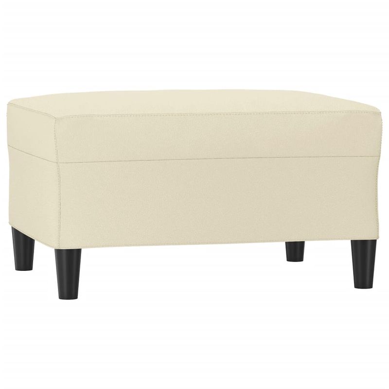 Casa si Gradina - Mobilier - Seturi de mobilier - Seturi living - Set de canapele cu perne, 4 piese, crem, piele ecologica - Infinity.ro