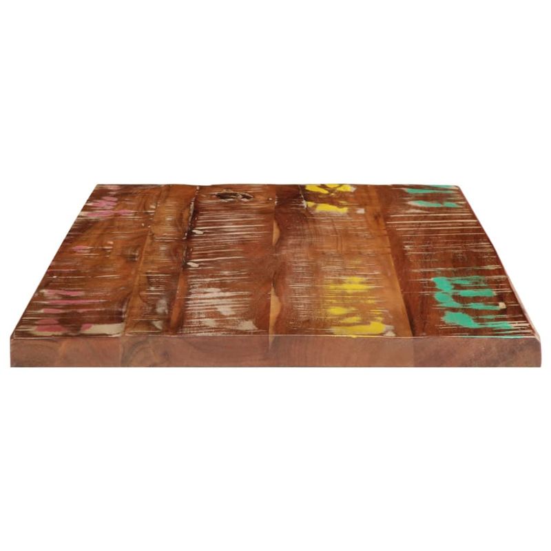 Casa si Gradina - Mobilier - Feronerie si accesorii mobila - Blat de masa, 60x50x2,5 cm, dreptunghiular, lemn masiv reciclat (multicolor) - Infinity.ro
