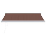 Casa si Gradina - Gradina si terasa - Umbrele si pavilioane - Umbrele - Copertina retractabila automat, maro, 350x250 cm - Infinity.ro