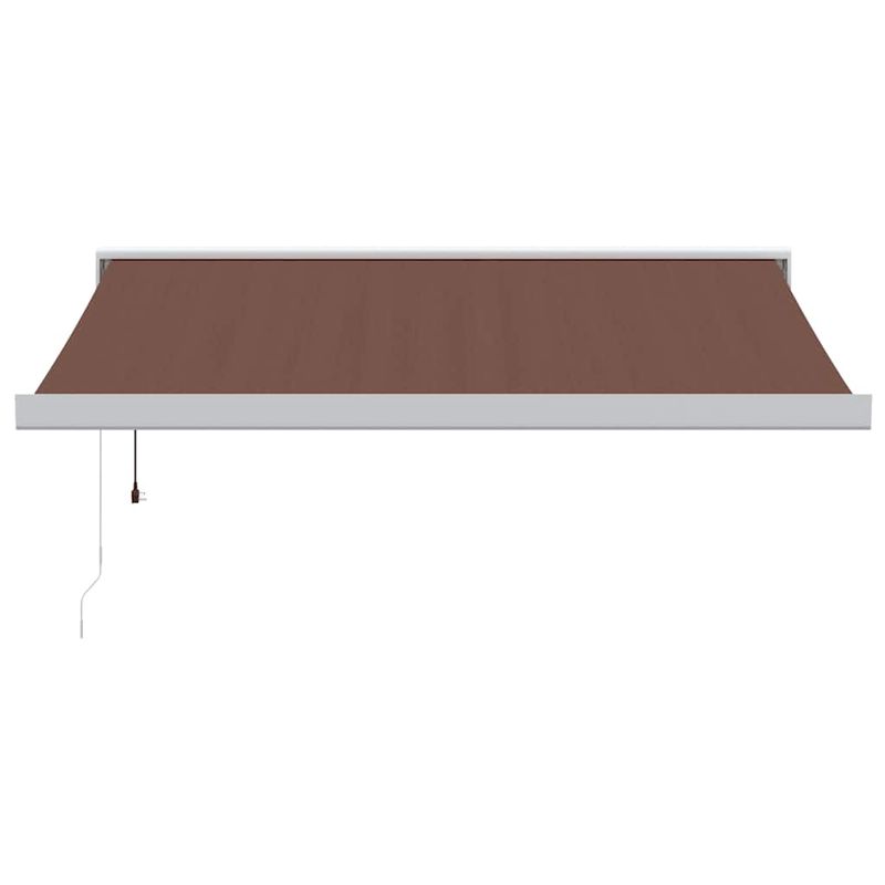 Casa si Gradina - Gradina si terasa - Umbrele si pavilioane - Umbrele - Copertina retractabila automat, maro, 350x250 cm - Infinity.ro