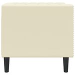 Casa si Gradina - Mobilier - Scaune si fotolii - Fotolii - Fotoliu Chesterfield, crem, piele ecologica - Infinity.ro