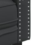 Casa si Gradina - Mobilier - Seturi de mobilier - Seturi living - Set canapele Chesterfield cu 3 locuri, negru, piele eco. - Infinity.ro
