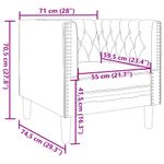 Casa si Gradina - Mobilier - Seturi de mobilier - Seturi living - Set canapele Chesterfield cu 3 locuri, negru, piele eco. - Infinity.ro