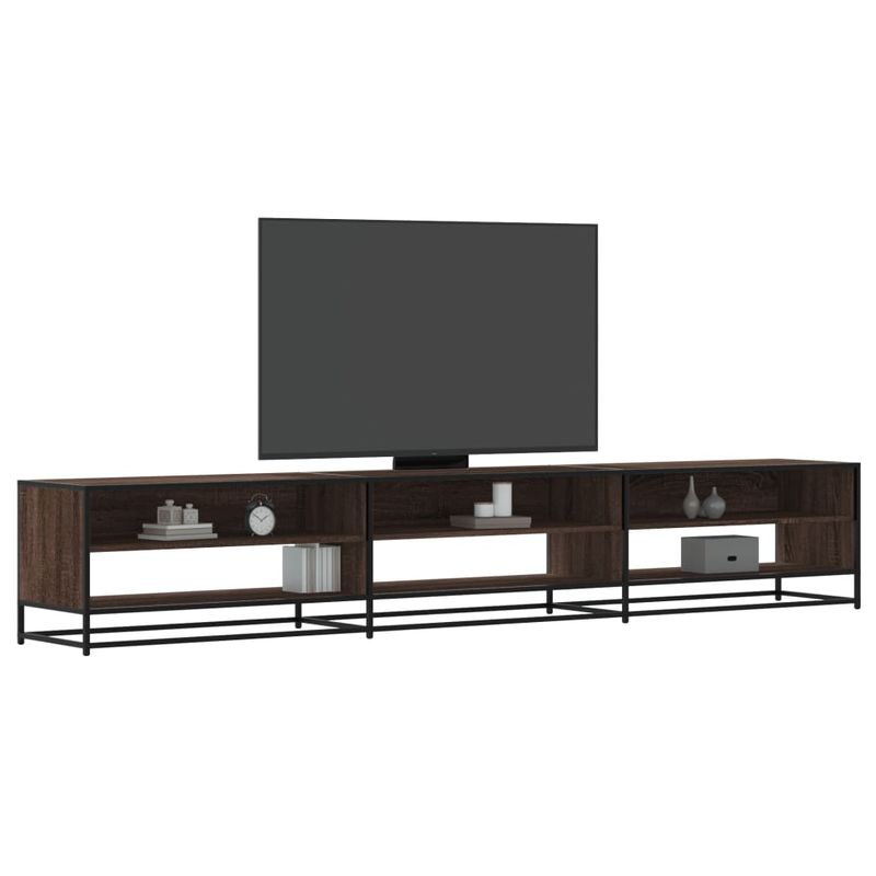 Casa si Gradina - Mobilier - Comode si corpuri - Comode - Comoda TV, stejar maro, 270x40x46 cm, lemn prelucrat - Infinity.ro