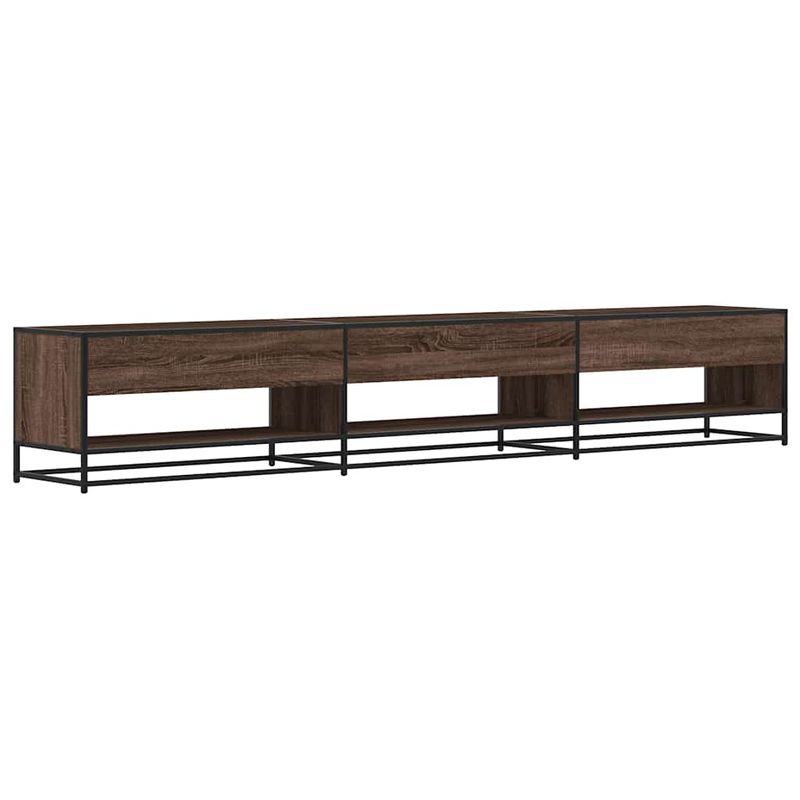 Casa si Gradina - Mobilier - Comode si corpuri - Comode - Comoda TV, stejar maro, 270x40x46 cm, lemn prelucrat - Infinity.ro