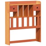 Casa si Gradina - Mobilier - Paturi si accesorii - Paturi - Cadru pat fara saltea, maro ceruit, 100x200 cm, lemn masiv pin - Infinity.ro