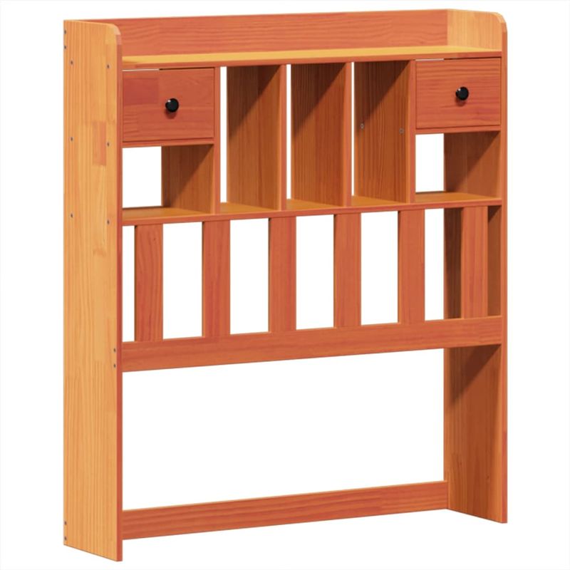 Casa si Gradina - Mobilier - Paturi si accesorii - Paturi - Cadru pat fara saltea, maro ceruit, 100x200 cm, lemn masiv pin - Infinity.ro