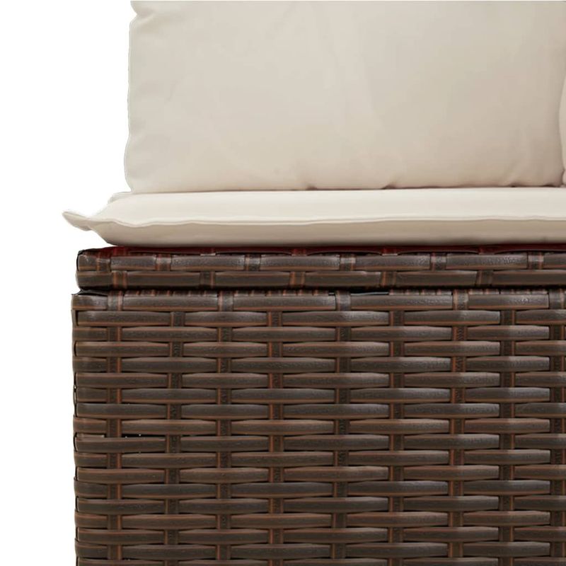 Casa si Gradina - Gradina si terasa - Mobilier exterior - Seturi mobila gradina - Set canapele de gradina cu perne, 6 piese, maro, poliratan - Infinity.ro
