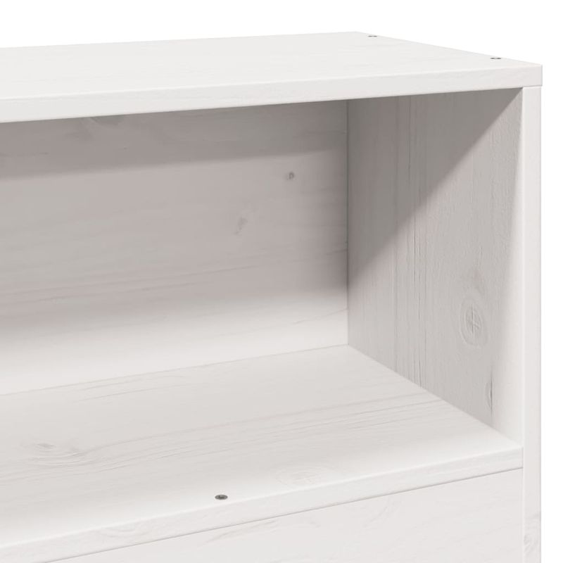 Casa si Gradina - Mobilier - Paturi si accesorii - Paturi - Cadru de pat fara saltea, alb, 75x190 cm, lemn masiv de pin - Infinity.ro
