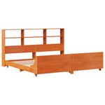 Casa si Gradina - Mobilier - Paturi si accesorii - Paturi - Cadru de pat fara saltea, maro ceruit 180x200 cm lemn masiv pin - Infinity.ro