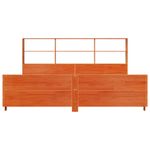 Casa si Gradina - Mobilier - Paturi si accesorii - Paturi - Cadru de pat fara saltea, maro ceruit 180x200 cm lemn masiv pin - Infinity.ro