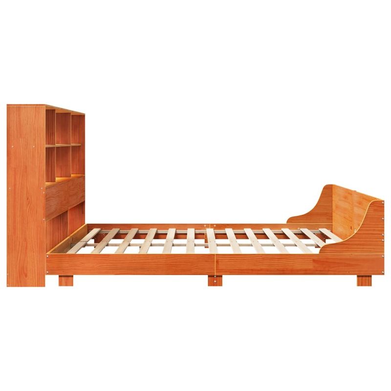 Casa si Gradina - Mobilier - Paturi si accesorii - Paturi - Cadru de pat fara saltea, maro ceruit 180x200 cm lemn masiv pin - Infinity.ro