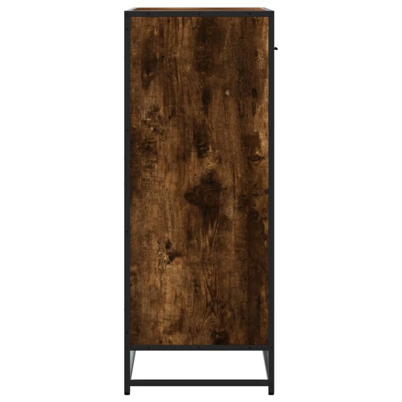 Casa si Gradina - Mobilier - Organizare si depozitare - Organizator incaltaminte - Pantofar, stejar fumuriu, 75x38x97,5 cm, lemn prelucrat/metal - Infinity.ro