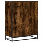 Casa si Gradina - Mobilier - Organizare si depozitare - Organizator incaltaminte - Pantofar, stejar fumuriu, 75x38x97,5 cm, lemn prelucrat/metal - Infinity.ro