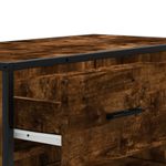 Casa si Gradina - Mobilier - Organizare si depozitare - Organizator incaltaminte - Pantofar, stejar fumuriu, 75x38x97,5 cm, lemn prelucrat/metal - Infinity.ro