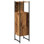 Casa si Gradina - Mobilier - Mobilier baie - Corpuri baie - Dulap pentru baie, lemn vechi, 33x33x120,5 cm, lemn prelucrat - Infinity.ro