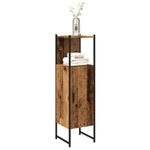 Casa si Gradina - Mobilier - Mobilier baie - Corpuri baie - Dulap pentru baie, lemn vechi, 33x33x120,5 cm, lemn prelucrat - Infinity.ro
