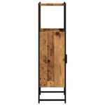 Casa si Gradina - Mobilier - Mobilier baie - Corpuri baie - Dulap pentru baie, lemn vechi, 33x33x120,5 cm, lemn prelucrat - Infinity.ro