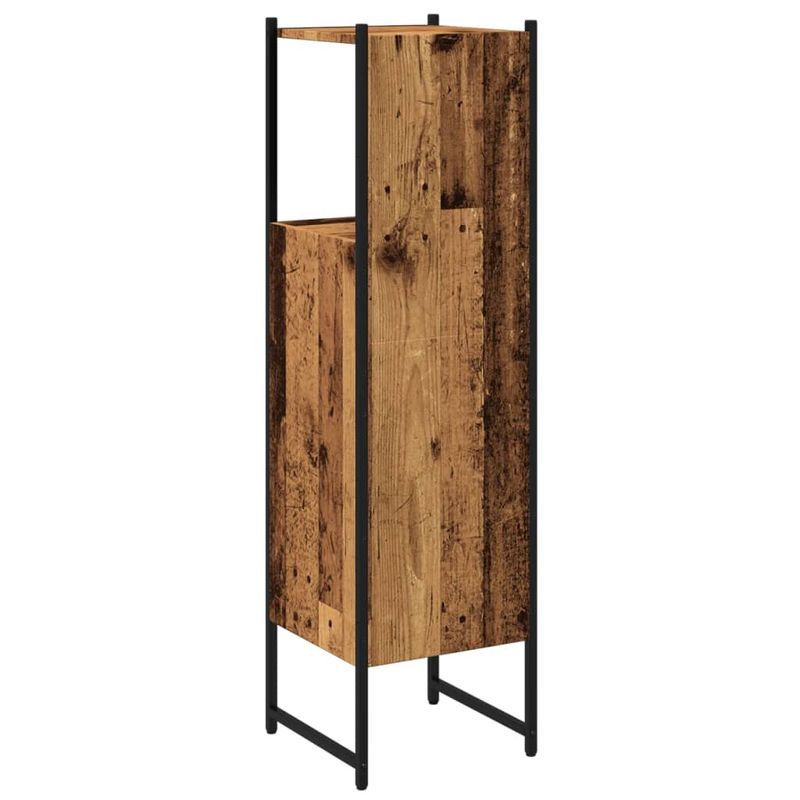 Casa si Gradina - Mobilier - Mobilier baie - Corpuri baie - Dulap pentru baie, lemn vechi, 33x33x120,5 cm, lemn prelucrat - Infinity.ro