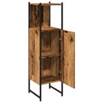 Casa si Gradina - Mobilier - Mobilier baie - Corpuri baie - Dulap pentru baie, lemn vechi, 33x33x120,5 cm, lemn prelucrat - Infinity.ro