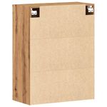 Casa si Gradina - Mobilier - Mobilier baie - Comode baie - Dulap montat pe perete, stejar artizanal, 69,5x34x90 cm - Infinity.ro