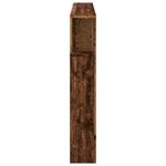 Casa si Gradina - Mobilier - Paturi si accesorii - Accesorii paturi - Tablie pat cu LED lemn vechi 160x18,5x103,5 cm lemn prelucrat - Infinity.ro
