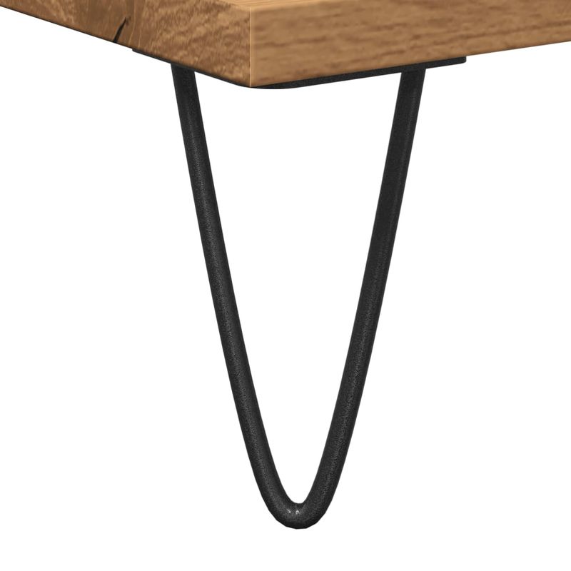 Casa si Gradina - Mobilier - Mobilier baie - Comode baie - Dulap pentru baie stejar artizanal, 80x33x60 cm, lemn prelucrat - Infinity.ro